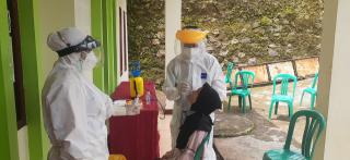 Cegah Covid-19, Desa Cigendel Gelar Test Swab 